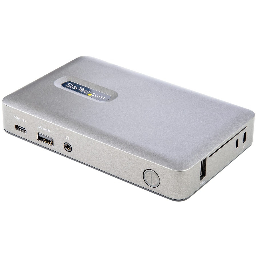 StarTech.com USB C Dock, DisplayPort 4K 30 or VGA Docking Station, 65W PD, 4-Port USB Hub/GbE - USB-C Docking Station