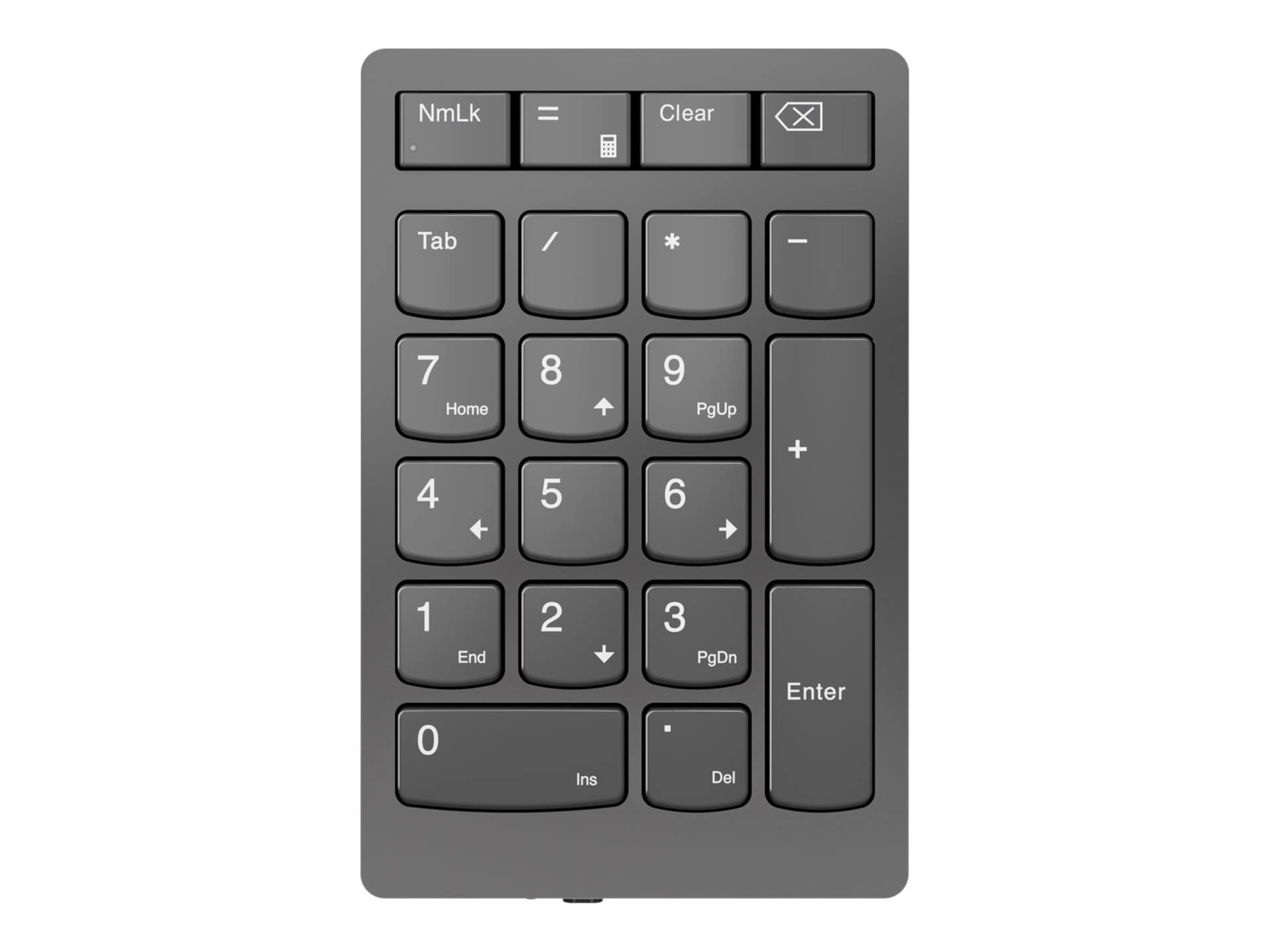 Lenovo Go Wireless Numeric Keypad - pavé numérique - gris orage Périphérique d'entrée