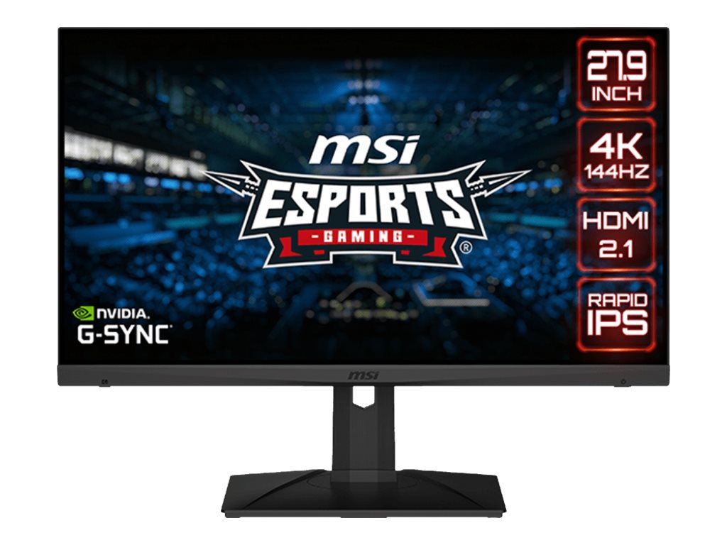 MSI Optix MAG281URF 28" Class 4K UHD Gaming LCD Monitor - 16:9 - Metallic Black