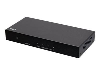 C2G 4-Port HDMI Splitter - Distribution Amplifier - 4K 60Hz - 7.1 Audio