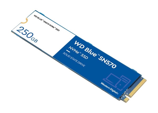 slank Mose piedestal WD Blue SN570 NVMe SSD WDS250G3B0C - SSD - 250 GB - PCIe 3.0 x4 (NVMe) -  WDS250G3B0C - -
