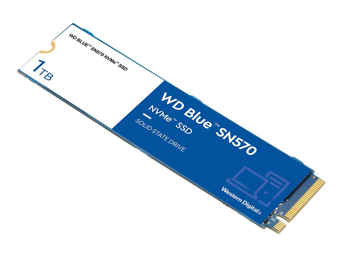 WD Blue SN570 NVMe SSD WDS100T3B0C - - 1 TB - PCIe 3.0 x4 (NVMe) - WDS100T3B0C - Solid State Drives - CDW.com