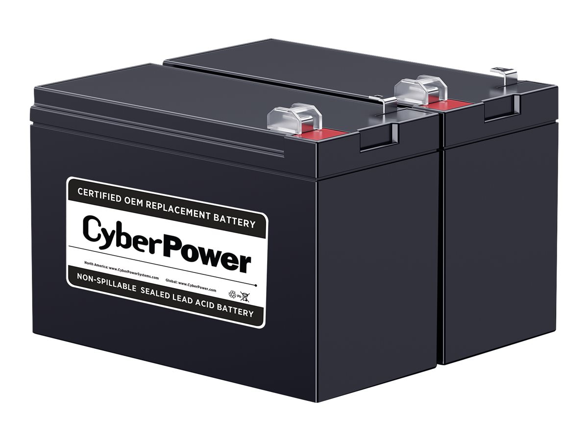 CyberPower RB1270X2C - UPS battery - lead acid - 7 Ah