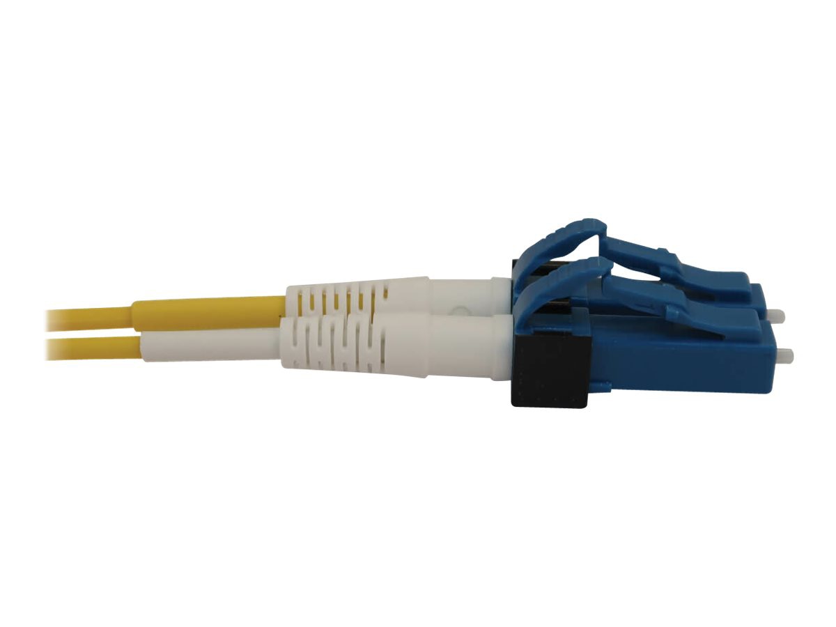 Thumbnail 3 of 4 for Eaton Tripp Lite Series 400G Duplex Singlemode 9/125 OS2 Switchable Fiber Optic Cable LC/UPC M/M LSZH Yellow 5 m 16.8ft