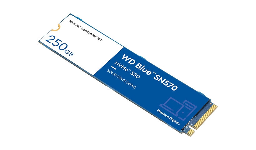 WD Blue SN570 NVMe SSD WDS250G3B0C - SSD - 250 Go - PCIe 3.0 x4 (NVMe)