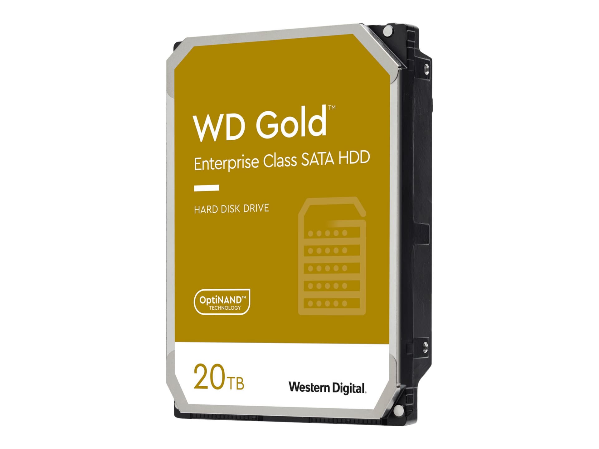 WD Gold WD201KRYZ - hard drive - 20 TB - SATA 6Gb/s