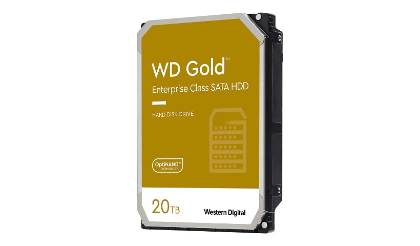 WD Gold WD201KRYZ - disque dur - 20 To - SATA 6Gb/s