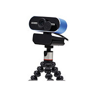 Tripp Lite USB Webcam with Microphone, Lens Cover and LEDs for Laptops and Desktop PCs 1080p HD - webcam