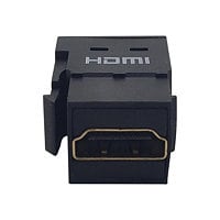 Tripp Lite HDMI Keystone Panel Mount Coupler 8k 60Hz F/F Black