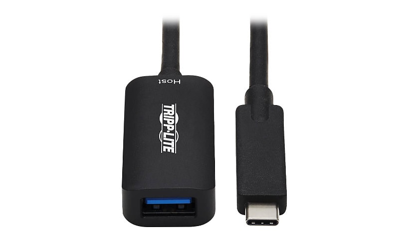 Tripp Lite USB-C Active Extension Cable - USB-C to USB-A (M/F), USB 3,2 Gen 2, Data Only, 5 m (16,4 ft.) - USB-C