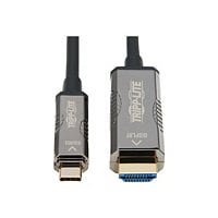 Tripp Lite USB C to HDMI Fiber Active Optical Cables UHD 4K60HZ Black 10M