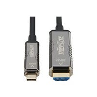 Tripp Lite USB C to HDMI Fiber Active Optical Cables UHD 4K60HZ Black 15M