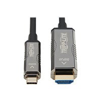 Tripp Lite USB C to HDMI Fiber Active Optical Cables UHD 4K60HZ Black 30M
