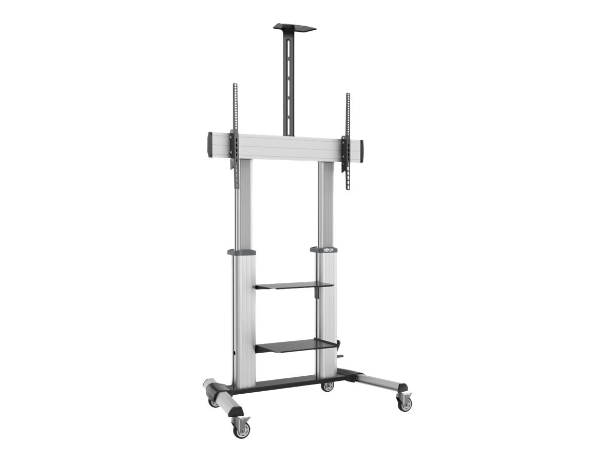 Tripp Lite Safe-IT Mobile TV Cart Height-Adjustable for 60-100in Displays