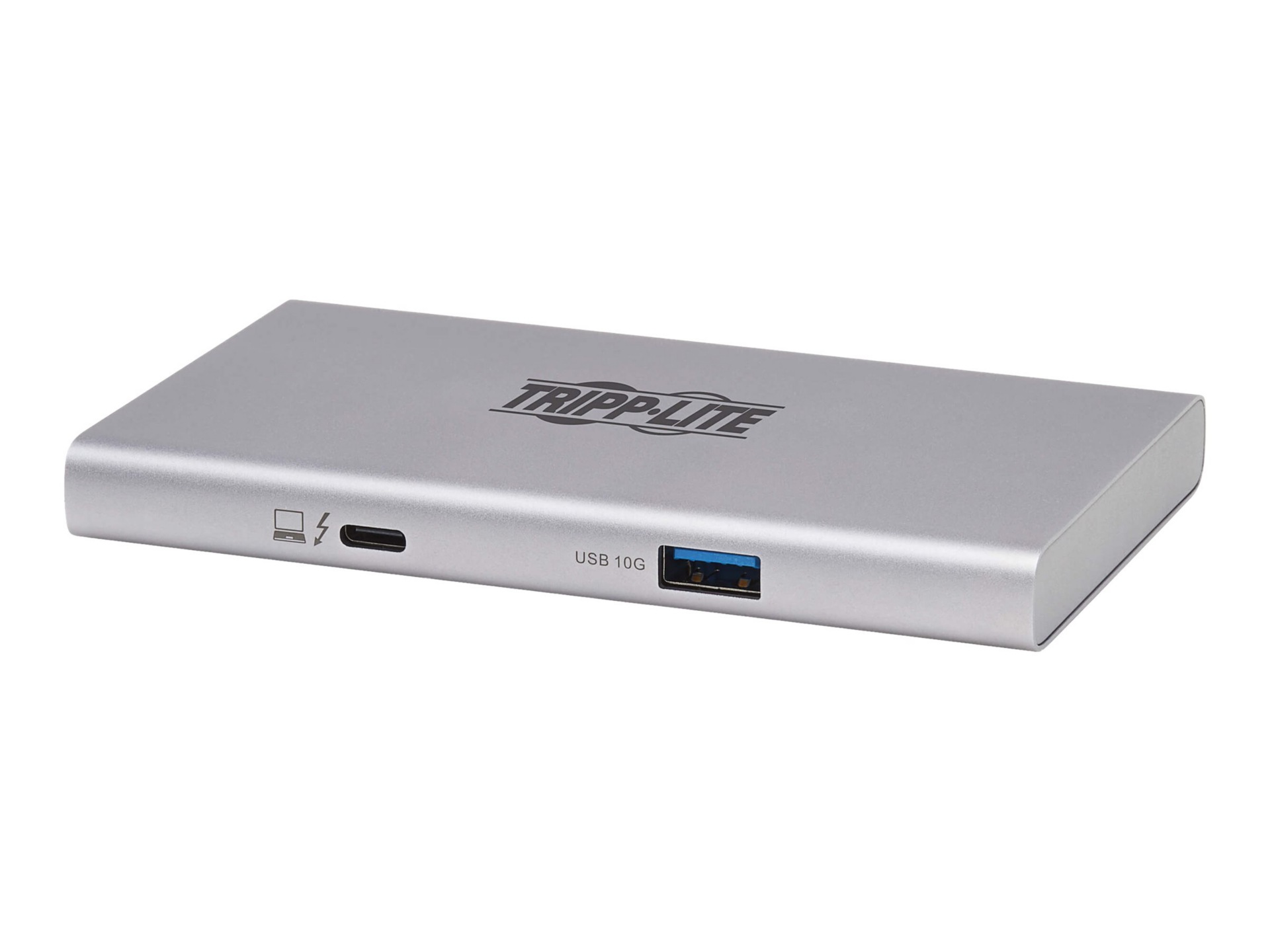 Eaton Tripp Lite series 4-Port Thunderbolt 4 Hub - 8K, 2x 4K 60 Hz, USB 3.2 Gen 2, USB-A Port, 100W Charging, Gray - hub
