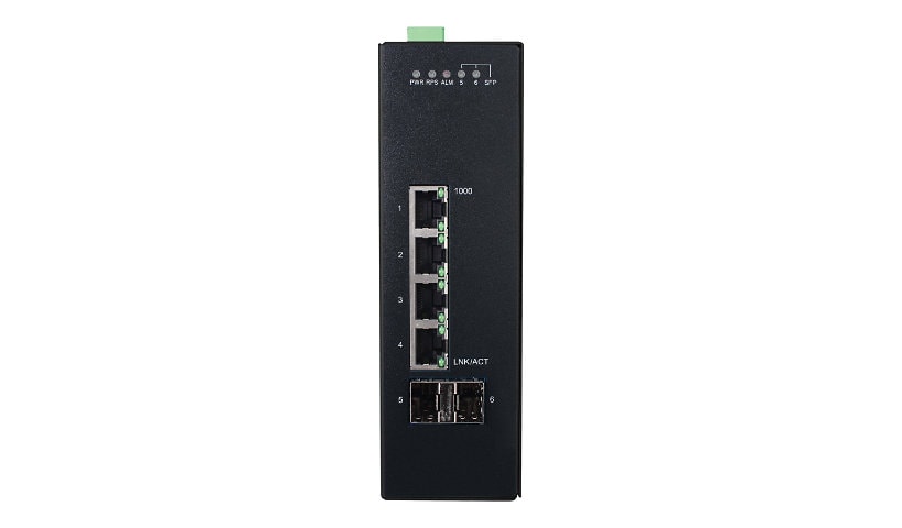 Tripp Lite Industrial Gigabit Ethernet Switch 4-Port Lite Managed 2 Gbe SFP
