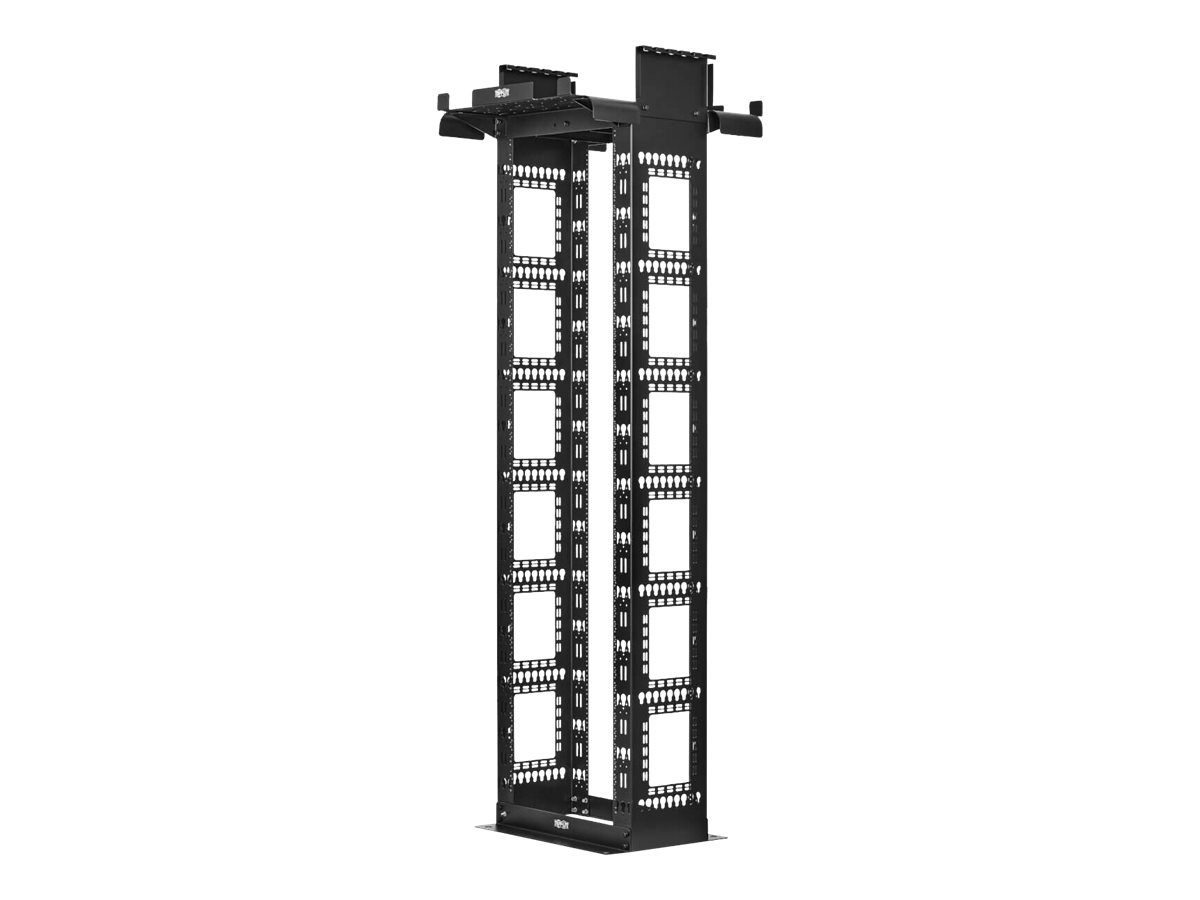 Eaton Tripp Lite Series SmartRack 45U Heavy-Duty 2-Post Open Frame Rack, 12-Inch Deep - rack - 12" deep - 45U