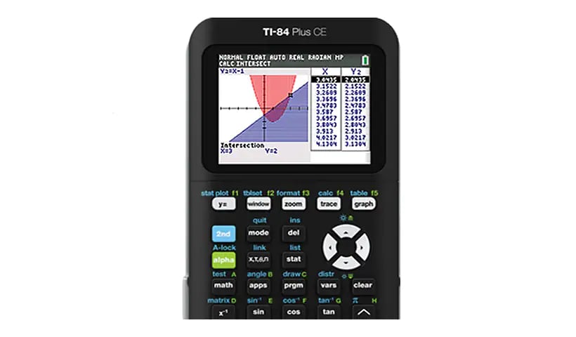 Texas Instruments TI-84 Plus CE Graphing Calculator - 84PLCE/TPK