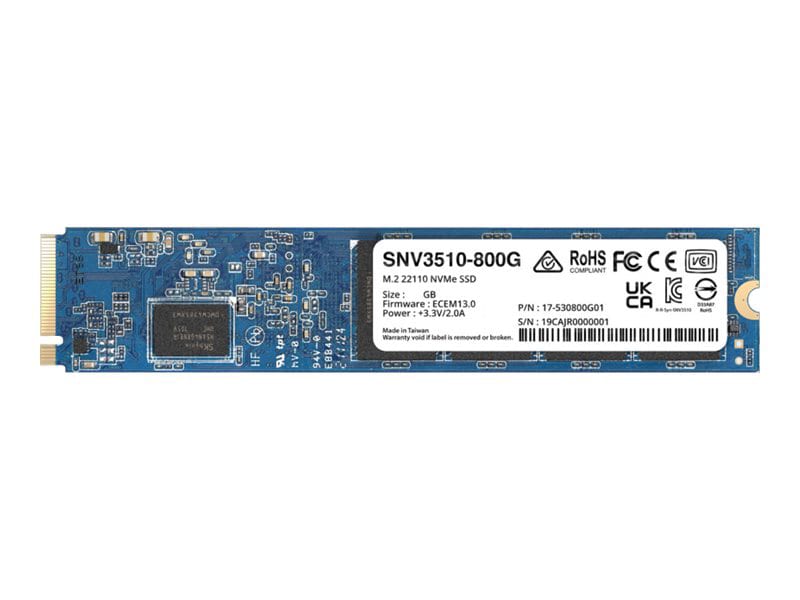 Synology SNV3510-800G - SSD - 800 Go - PCIe 3.0 x4 (NVMe)