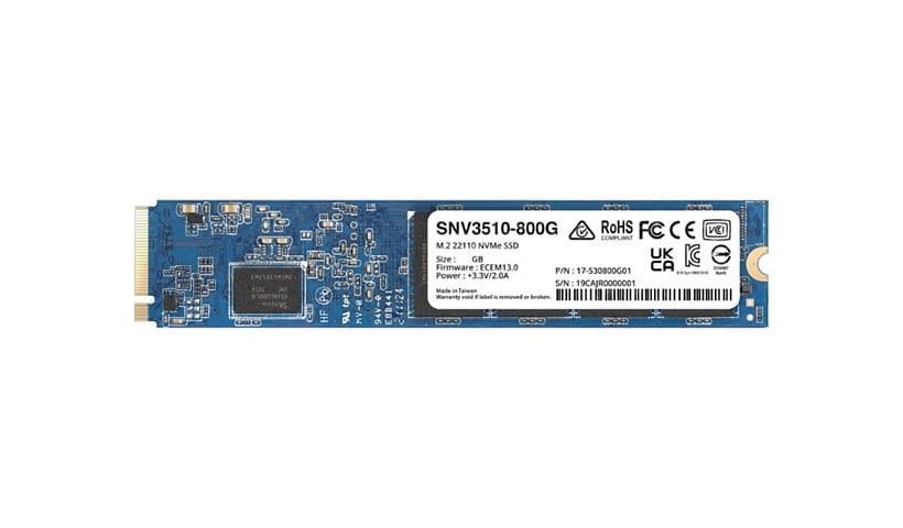 Synology SNV3510-800G - SSD - 800 Go - PCIe 3.0 x4 (NVMe)