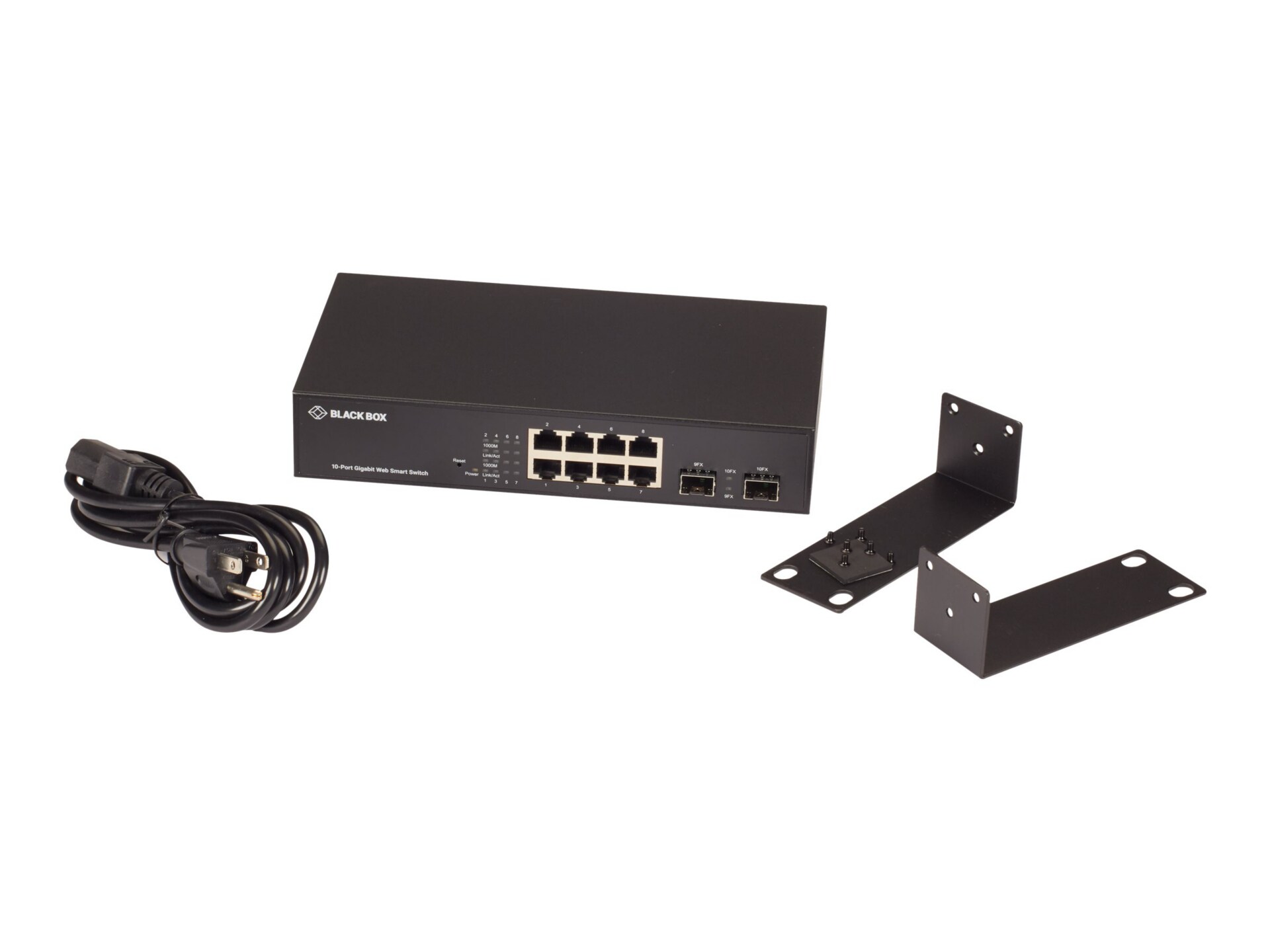 Black Box LGB700 Series Web Smart Gigabit Ethernet Switch - commutateur - 10 ports - intelligent - Conformité TAA