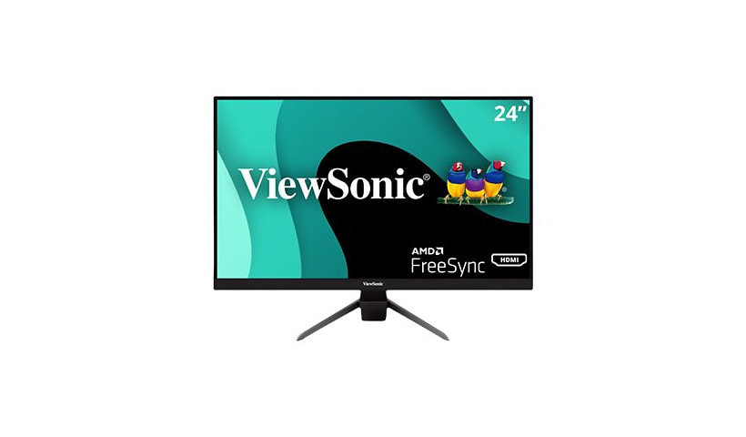 ViewSonic Entertainment VX2467-MHD 24" Class Full HD LED Monitor - 16:9 - Black