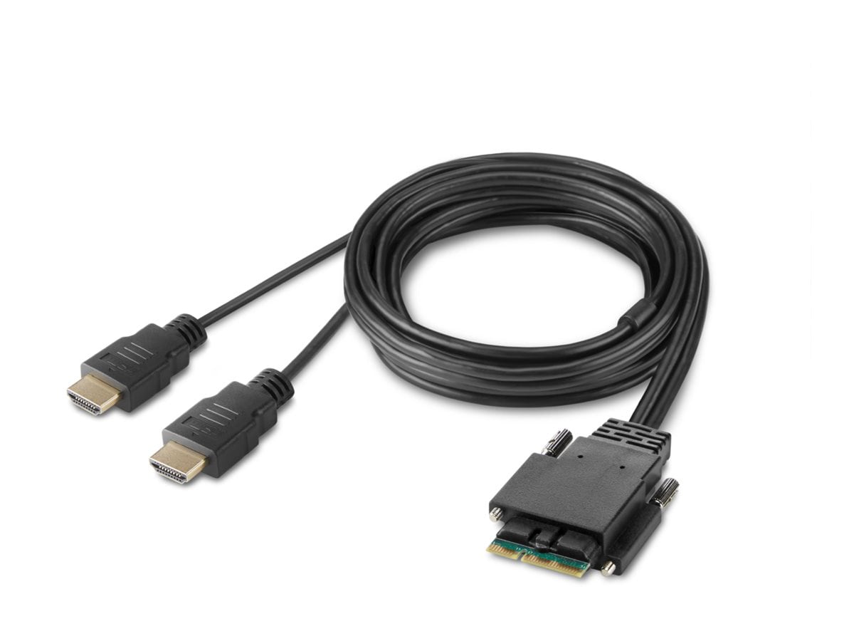 Belkin Secure Modular HDMI Dual Head Console Cable - video cable - TAA Comp
