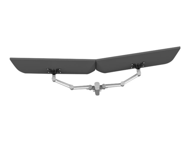 Atdec AWMS-2-4640-F-S mounting kit - adjustable dual arms - for 2 monitors - silver