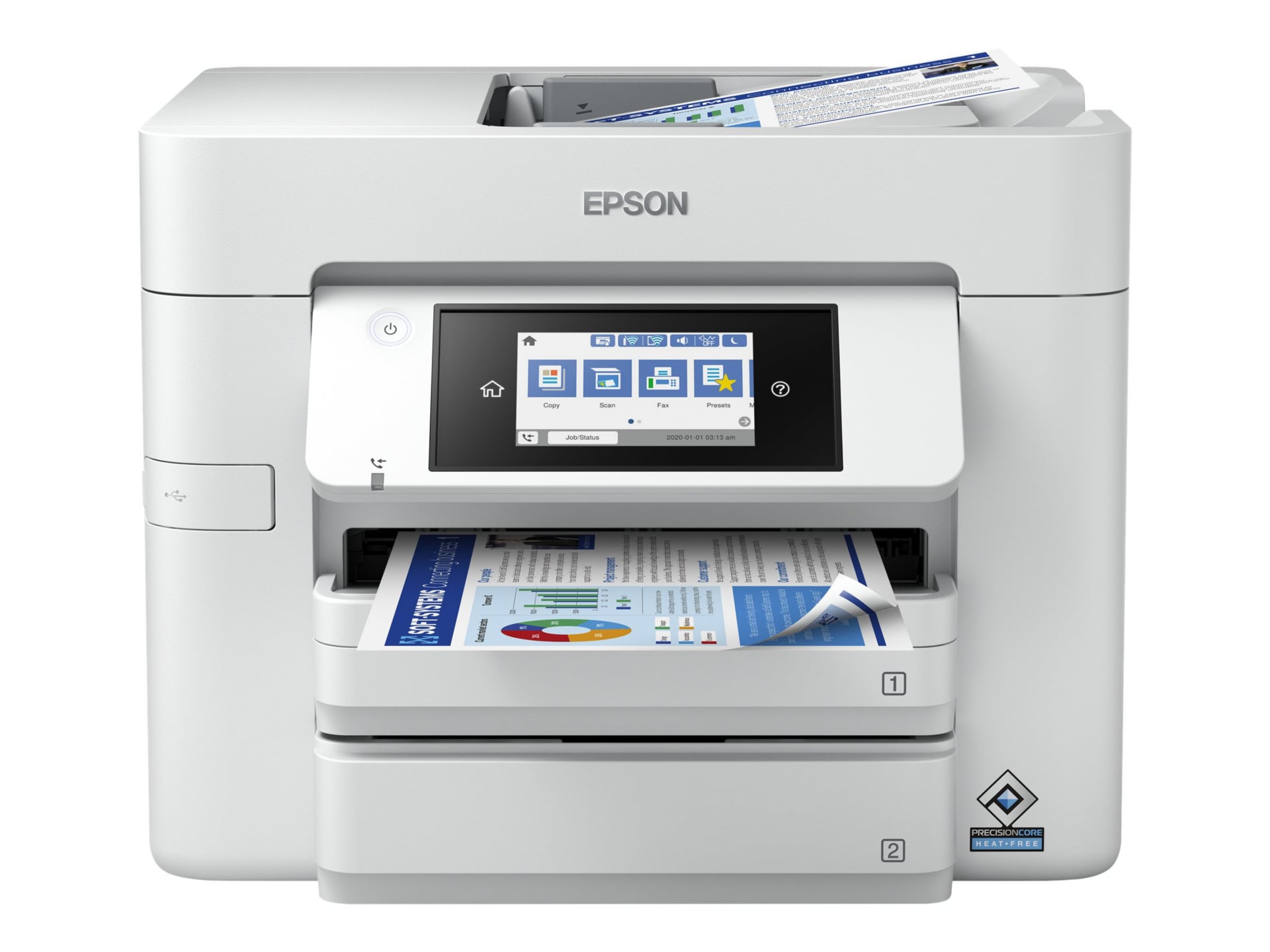berømt Milepæl tyktflydende Epson WorkForce Pro WF-C4810 - multifunction printer - color - C11CJ05205 -  All-in-One Printers - CDW.com