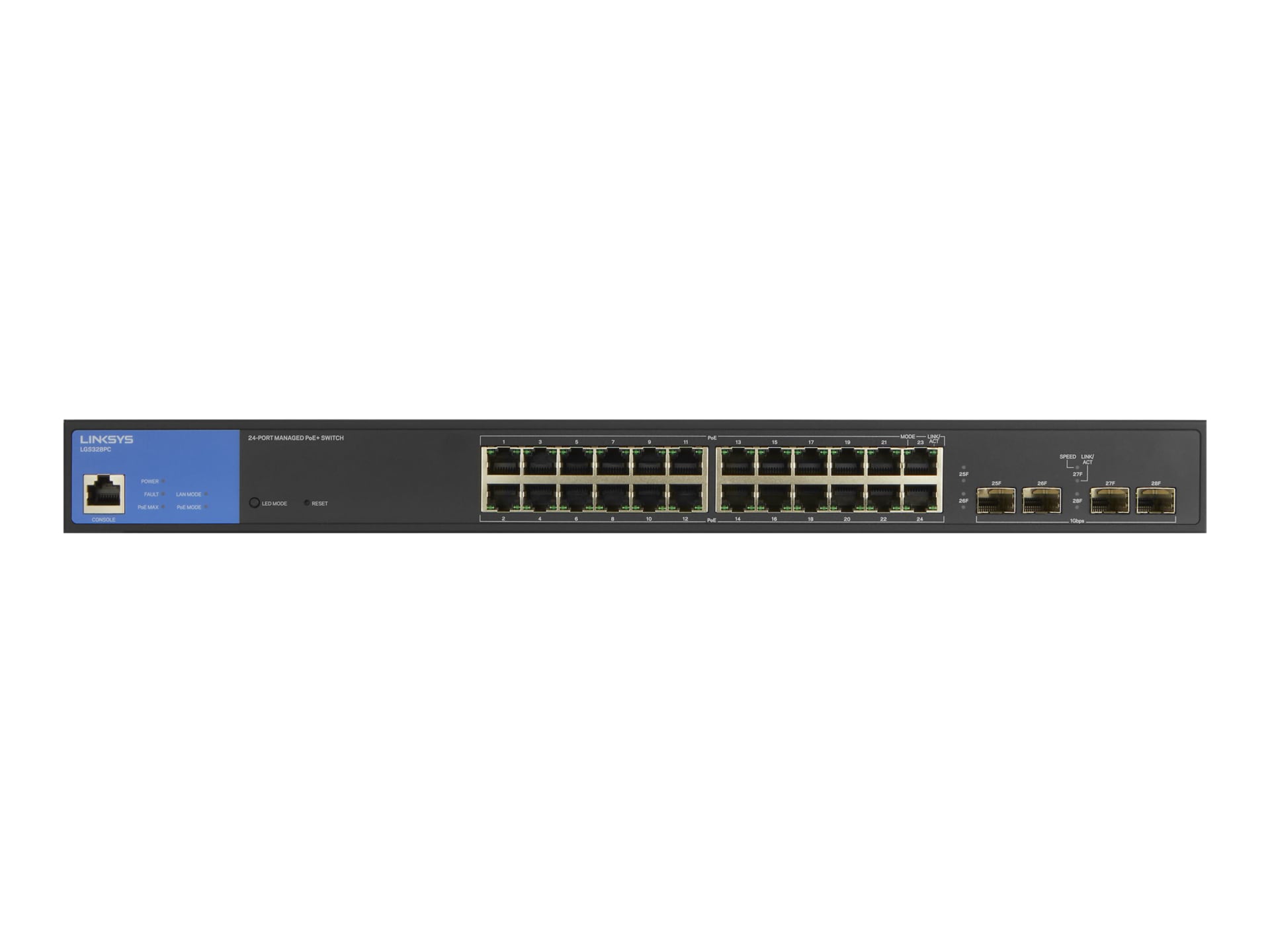 Linksys LGS328PC - switch - 24 ports - managed - TAA Compliant