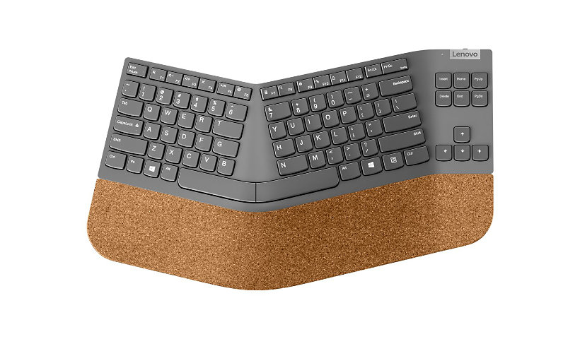 Lenovo Go Split - keyboard - US - storm gray Input Device