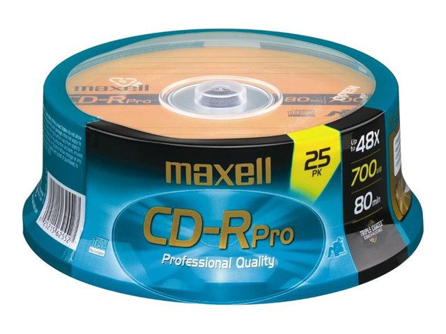 Maxell Pro - CD-R x 25 - 700 MB - storage media