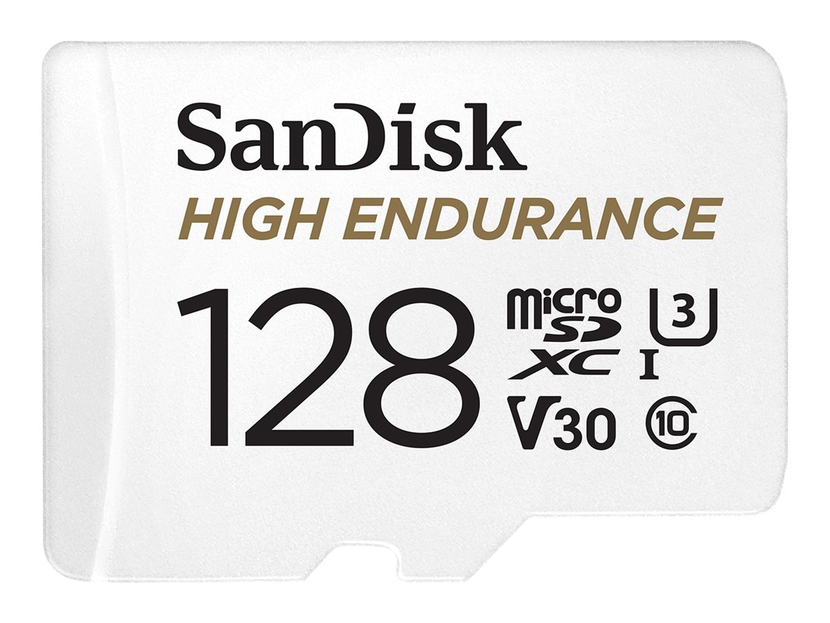 SanDisk High Endurance - carte mémoire flash - 128 Go - microSDXC UHS-I
