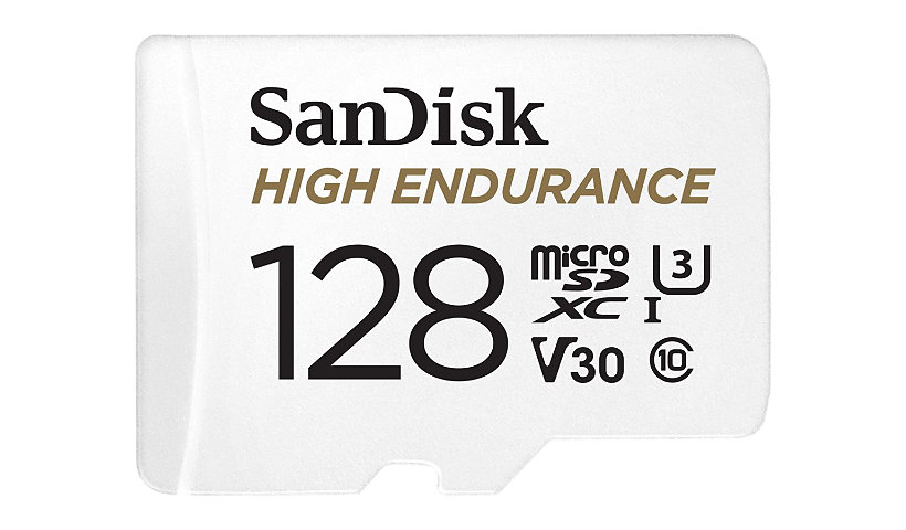 SanDisk High Endurance - carte mémoire flash - 128 Go - microSDXC UHS-I