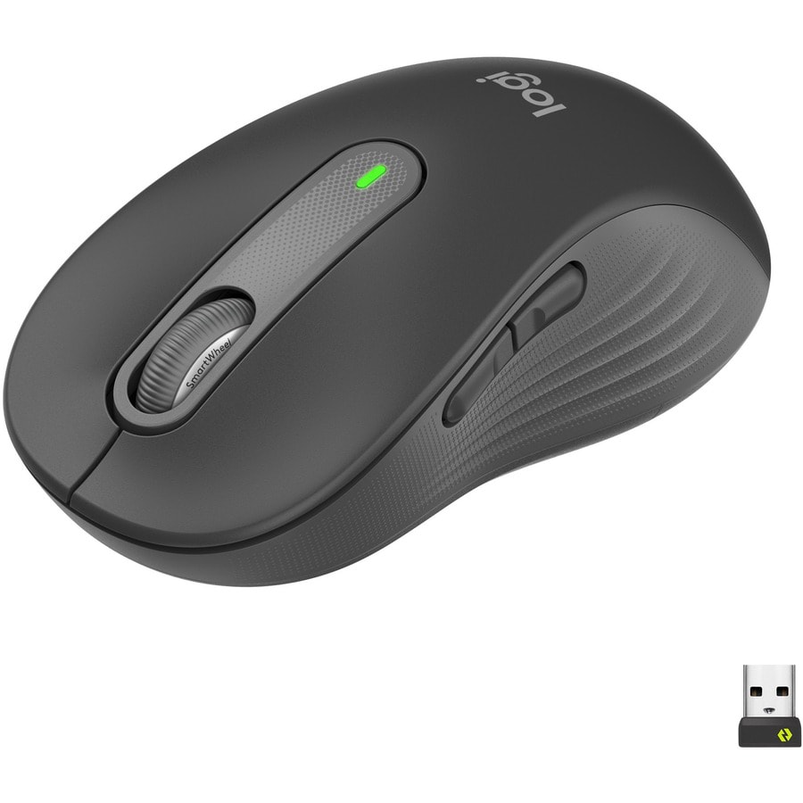 Logitech Signature M650 L - mouse - full size - Bluetooth, 2.4 GHz