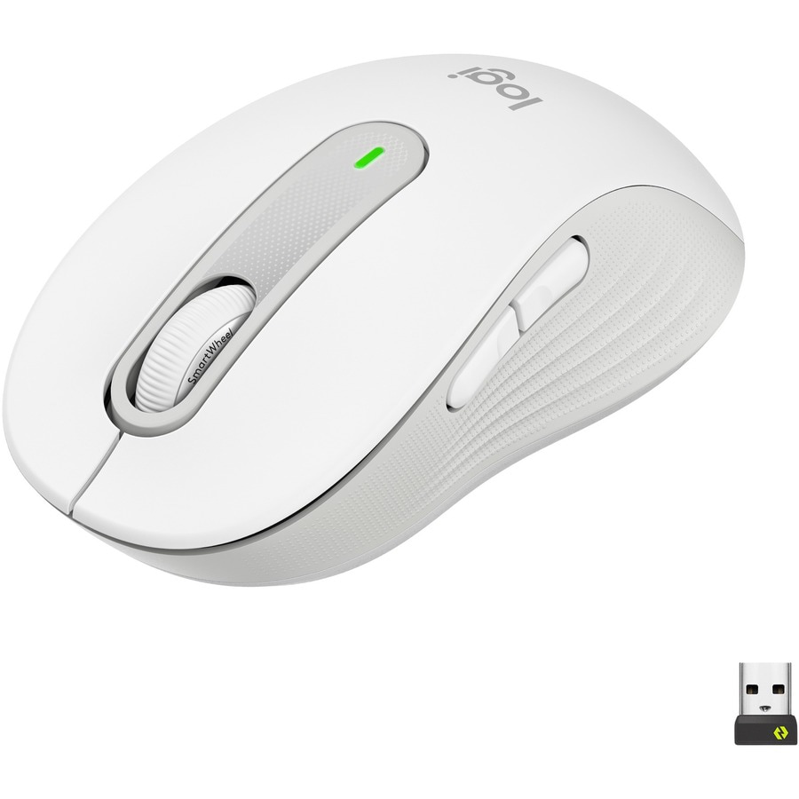 Logitech Signature M650 - mouse - small hands - Bluetooth, 2.4 GHz - off-white