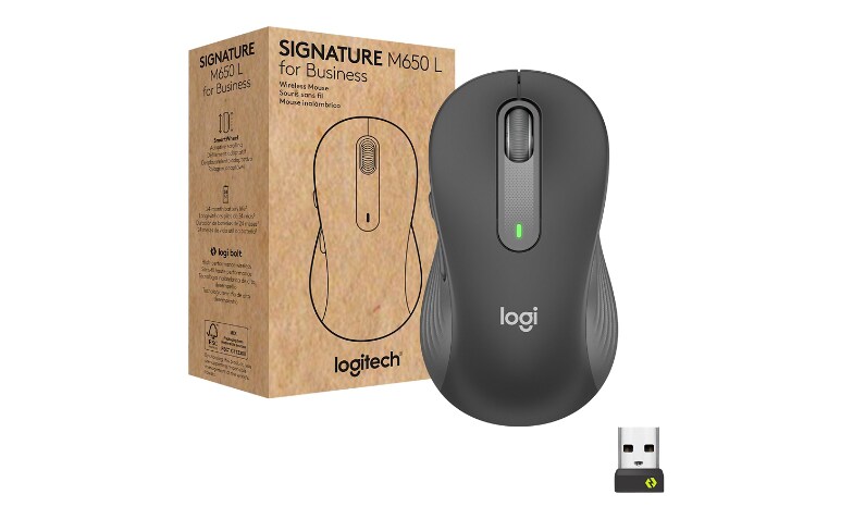 Logitech Signature M650 for Business - mouse - Bluetooth - graphite -  910-006272 - Mice 