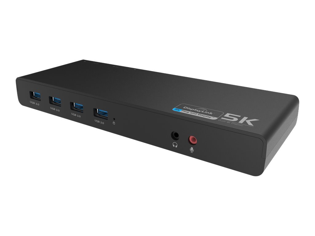 4XEM 4K Ultra HD Multi-Display Universal - docking station - USB-C 3.1 Gen 1 - 2 x HDMI, 2 x DP - GigE