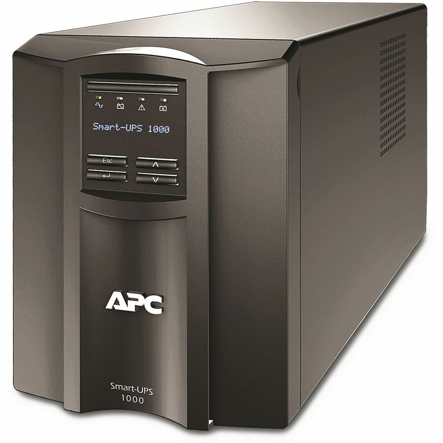 APC Smart-UPS, Line Interactive, 1000VA, Tower, 120V, 8x NEMA 5-15R outlets