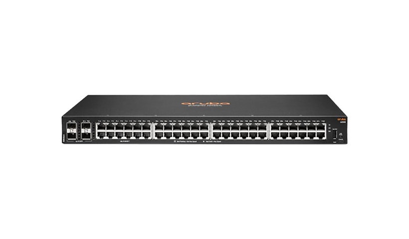 HPE Aruba 6000 48G 4SFP Switch - commutateur - 48 ports - Géré - Montable sur rack
