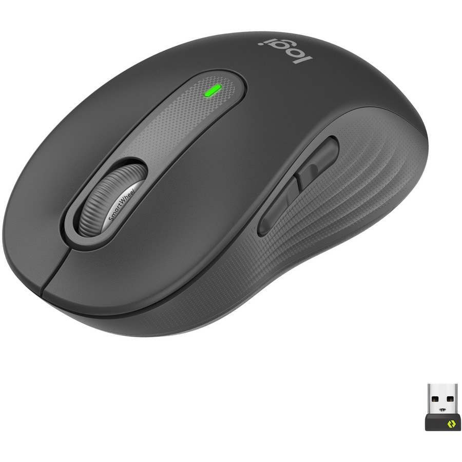 Logitech Signature M650 - mouse - Bluetooth - graphite