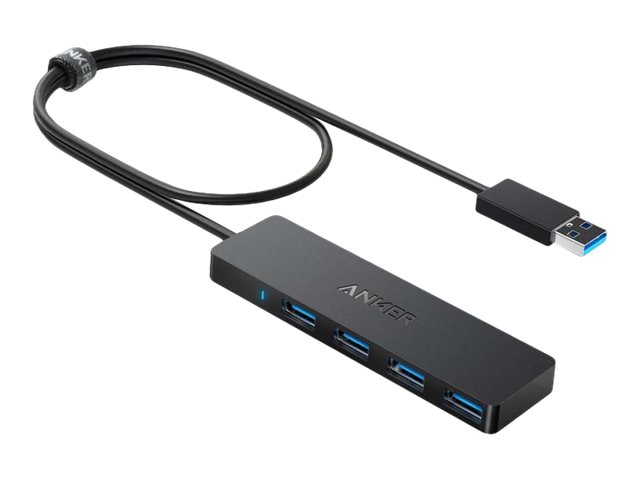 7-Port USB 3.0 Hub: High-Speed Data Transfer & Long Cable for PC Accessories