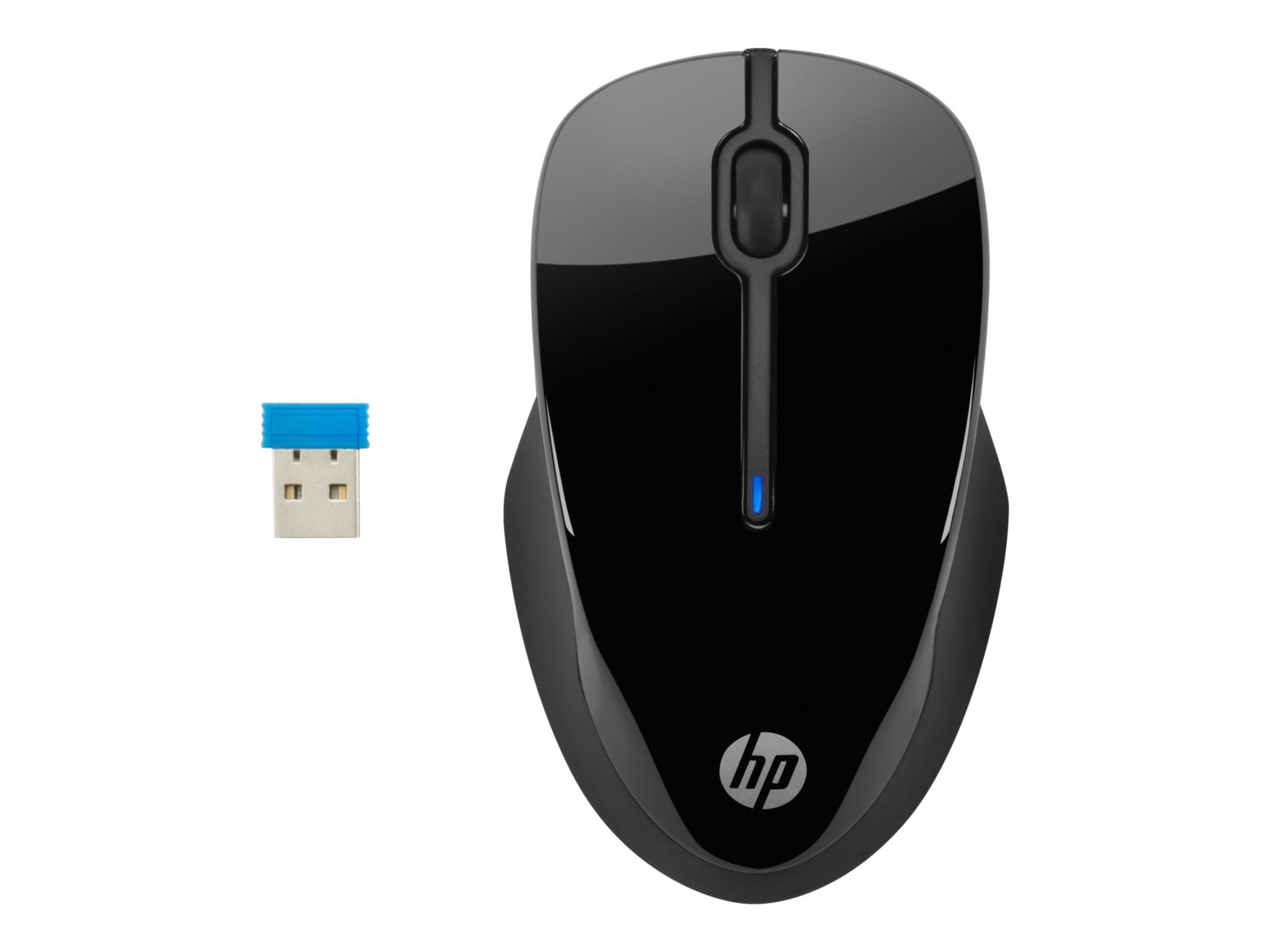 HP X3000 G2 - mouse - 2.4 GHz - black