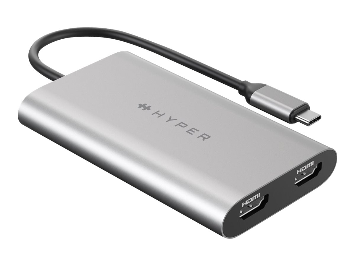 Hyper Dual 4K HDMI Adapter for M1/M2 MacBook