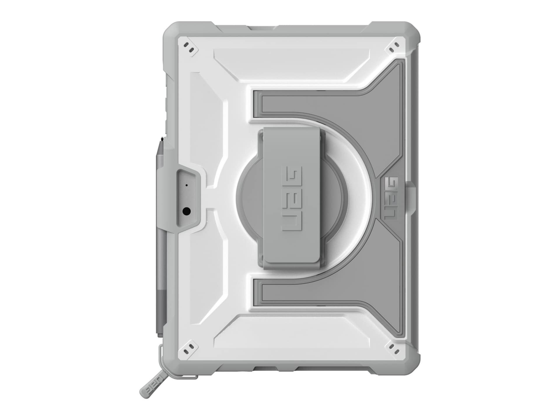 UAG Rugged Case for Surface Pro 7+/7/6/5/LTE/4  -  Plasma Healthcare Series wHandstrap and Shoulder Strap -  White