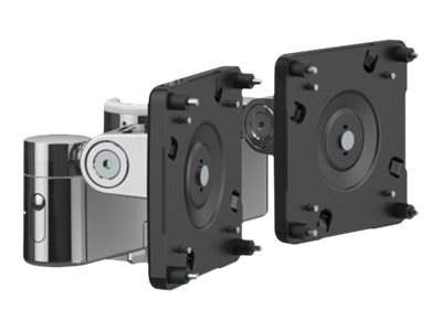 Humanscale M/FLEX M8.1 mounting component - for 2 LCD displays - polished aluminum with white trim