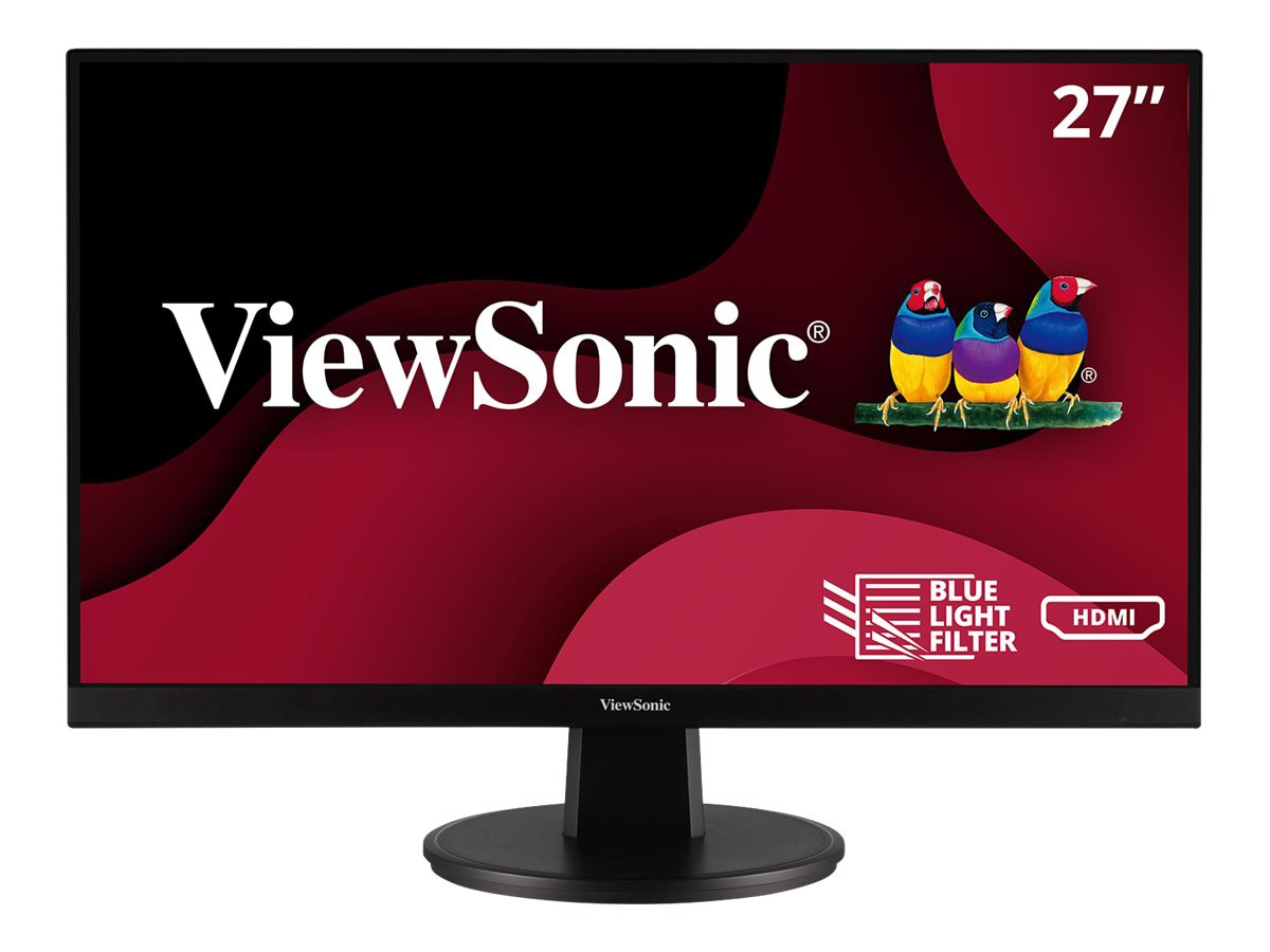 ViewSonic VA2747-MH - 1080p Monitor with Ultra-Thin Bezel, FreeSync, 100Hz, Eye Care, and HDMI, VGA - 250 cd/m² - 27"