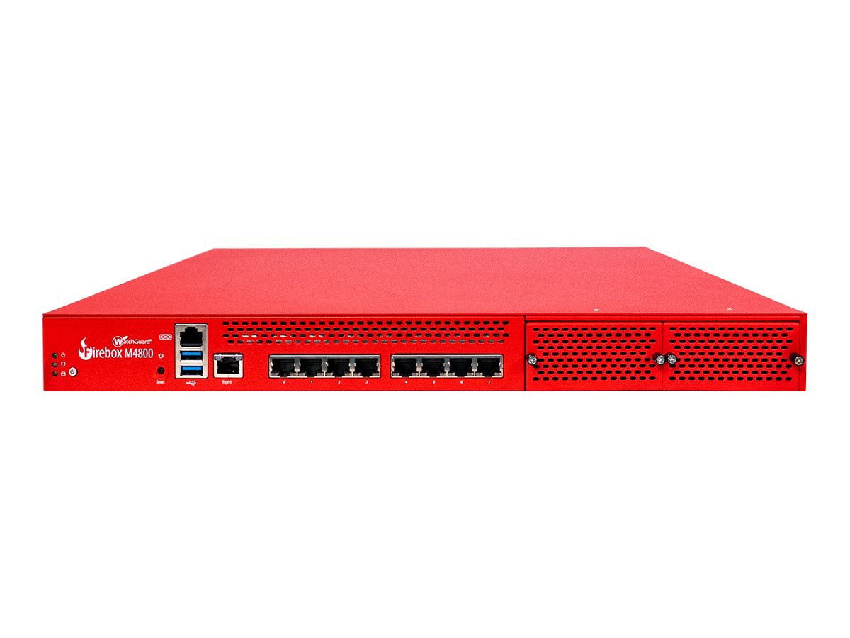 WatchGuard Firebox M4800 - security appliance - with 1 year Standard Suppor