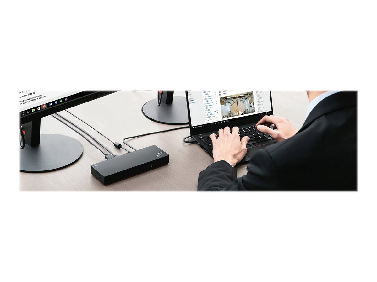 Thumbnail 6 of 6 for Lenovo ThinkPad Universal Thunderbolt 4 Smart Dock - docking station - Thunderbolt 4 - HDMI, 2 x DP - 1GbE