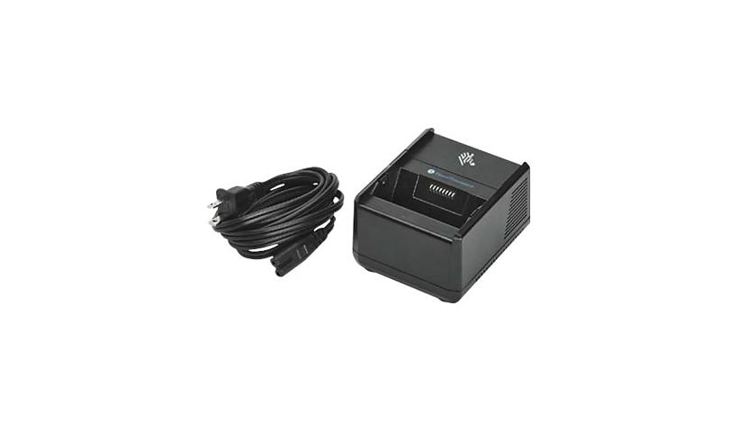 Zebra 1-Slot Battery Charger - printer battery charging cradle